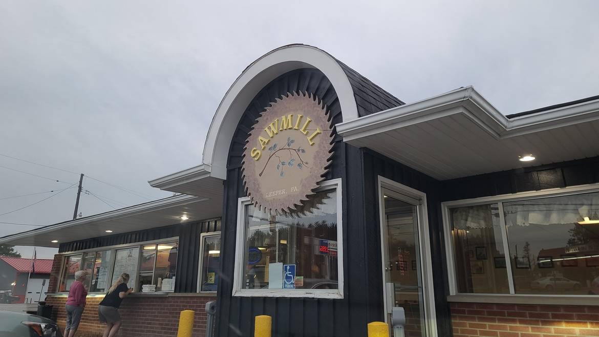 The Sawmill Restaurant On Pa-66 In Leeper Near Cook Forest
