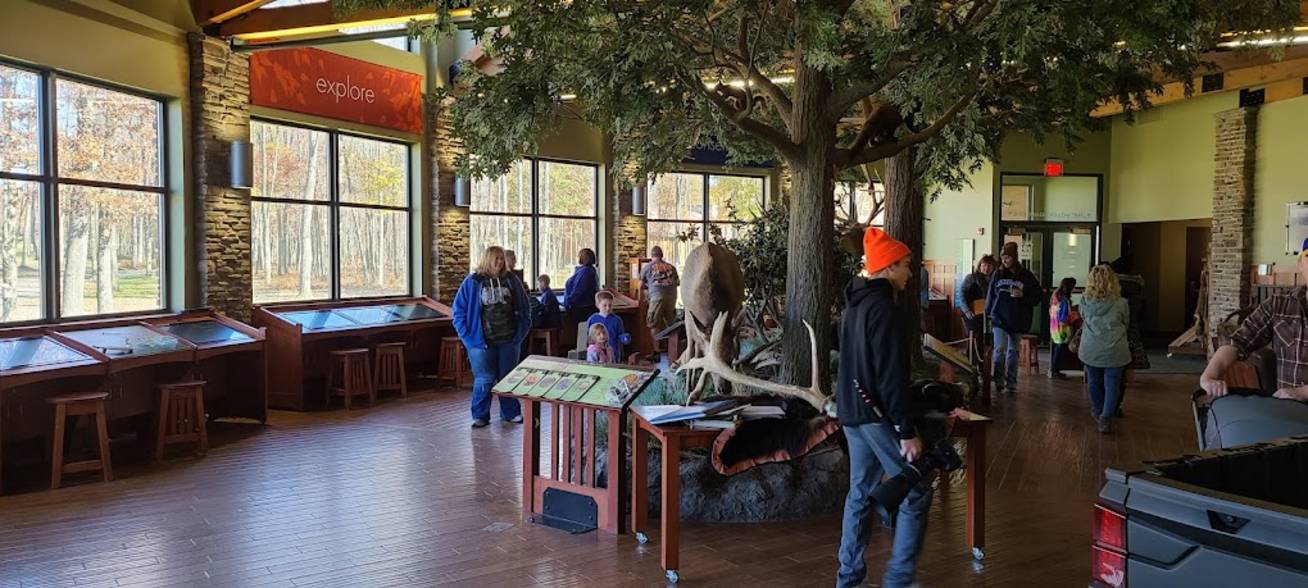 Elk Country Visitor Center In Benezette Pa